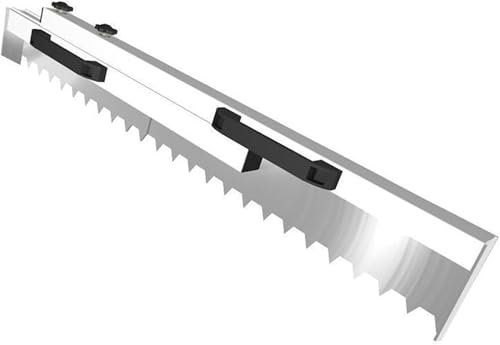 Cazzuola dentata in Acciaio Inossidabile Spatola per Piastrelle Utensili per Malta Regolabile da 30-90 cm, Triangolare