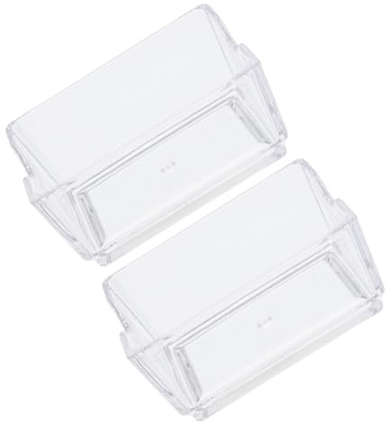 SOIMISS Porta Bustine di Tè per Organizzare Snack e Tè in Acrilico 2 Pezzi Decorazione da Tavolo per Bar e Ristoranti