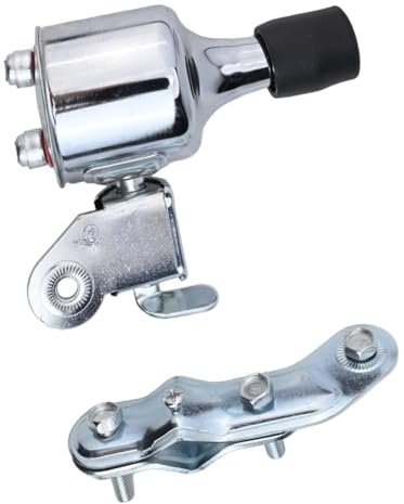 Dynamo for vélo 12 V 6 W CA, montage avant, boîtier en aluminium, noir, 10,5 cm x 5 cm