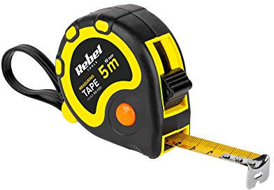 Professioneles robustes Massband mit Aufrollsystem 5m, Breite 19 mm