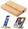 Tablet Ständer Bambus, Handy Halterung Holz Tablet Halterung Tisch, Tablets Halter Holz Tablet Stand Handyhalter Handy Ständer für iPhone iPad Ständer und Alle Tablets und Smartphone (Große)
