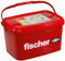 fischer Spreizdübel SX Plus 10 x 50, praktischer Eimer mit 720 Nylondübeln, Dübel für optimalen Halt bei Befestigungen in Beton, Vollziegel, Porenbeton, Hochlochziegel uvm.