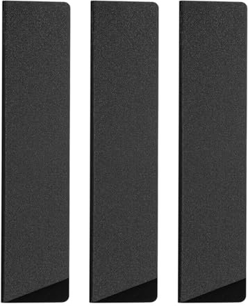 QUARKZMAN 3pz Custodia per Lametta di Coltelli in ABS, 9,8x2,2 Protezione per Lametta Fodera in Velluto Custodia Universale per Coltelli da Cucina Domestici