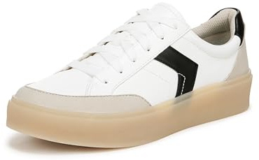 Dr. Scholl's Women's Madison Lace Sneaker, White/Oyster Smooth, 8.5