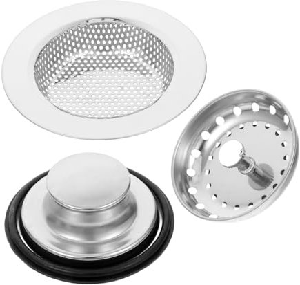Homoyoyo Tapón De Drenaje Inoxidable con Filtro Antiobstrucción Compatible para Fregadero Cocina