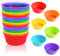 Sertay 24 Pezzi Insalatiere Colorate, Ciotole Plastica Riutilizzabili, Ciotole Cereali, Scodelle Zuppa Bowl, Ciotole Plastica Bambini, Adatta per Cereali, Insalate, Frutta, Riso e Pasta