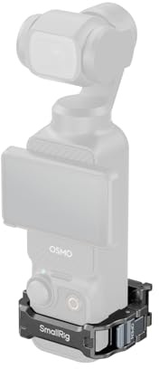 SMALLRIG Gabbia di espansione per DJI Osmo Pocket 3, adattatore di montaggio reversibile con attacco da 1/4-20, attacco a slitta e attacco a 2 poli, compatibile con la custodia originale - 5607