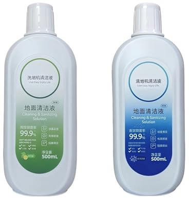 Solution nettoyante for aspirateur robot 500 ml, parfum citron vert, compatible avec toutes les séries Narwal, nettoyage sans traces, solution autonettoyante for robot serpillière.(Combo)