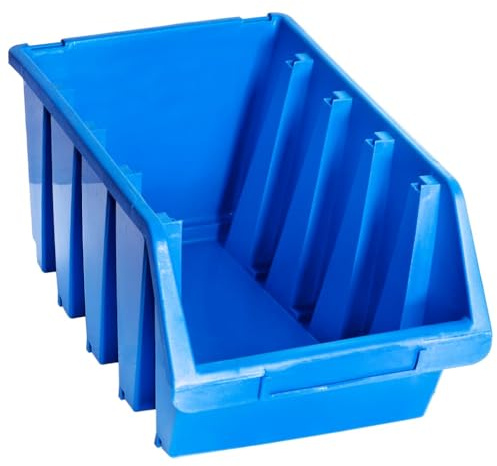 Lumanois Contenitori Impilabili 14 pz Blu in Plastica, Articoli di ferramenta,Accessori ferramenta,Conservazione/Ordine Attrezzi,Cassette degli Attrezzi, 5.28kg-146286