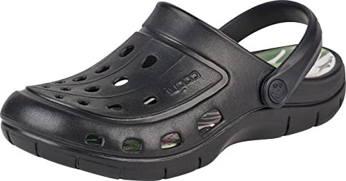 Coqui Jumper Clogs Unisex Erwachsene 6351 Freizeit Schule Arbeit Gartenschuhe Hausschue Black/ModernTropic EUR 37