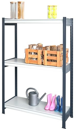 Vesalia Allzweck - Lagerregal - Steckregal (Anbauregal 60 cm tief - 120 cm breit)