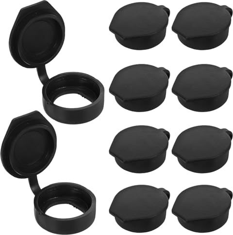 GLEAVI 10pièces Couvercles De Pour Serrures De Porte Étanches Capuchons Anti-dirt Pour Verrouillage De Cam Accessoires Extérieurs Pour Protéger Les Serrures Eau Saleté