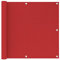 BOWEKAM Home & Garden-Balcony Paravent rot 90x300cm HDPE-Möbelwahl