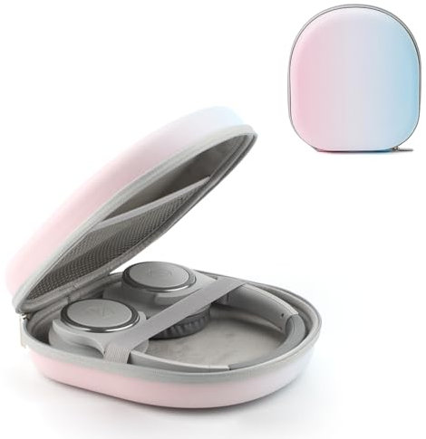 Large Headphone Case Colorful Universal Portable Protective Cover Pouch Bag Storage Box 22CM x 19CM x 6.7CM