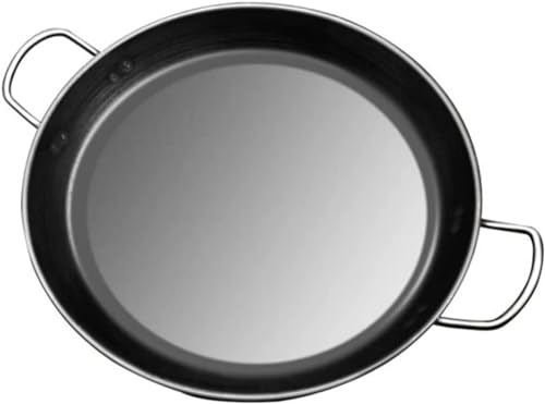 Padella, Padella per Friggere, con Doppio Manico Adatta A Tutti I Piani Cottura, Inclusa L'Induzione, Padella Grande - 40 Cm，40cm