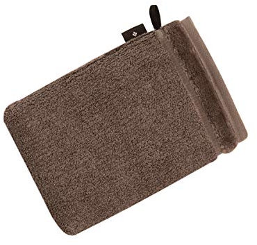 Vossen Pure Waschhandschuh 22 x 16 cm Toffee