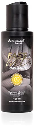 Fastwet® Endurance wasserbasiertes Gleitgel 100ml - extra long glide Gleitmittel & Massageöl 2in1 Gleitgel Gel auf Wasserbasis