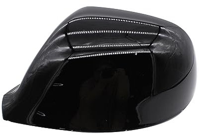 SHLPDFM Spiegelabdeckungsgehäuse Spiegelkappe Gehäuse Rückspiegeldeckel Abdeckungen links für VW T5 / T6 / Amarok(Schwarz glänzendes Finish)