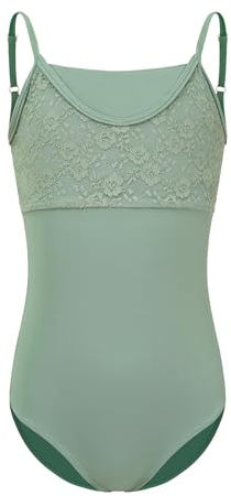 AOQUNFS Baletttrikåer för Flickor ärmlös Trikå för Balettdans Gymnastik Bodysuit för Småbarn Dansdräkter för Flickor, CC01-Svart, 6-7 år