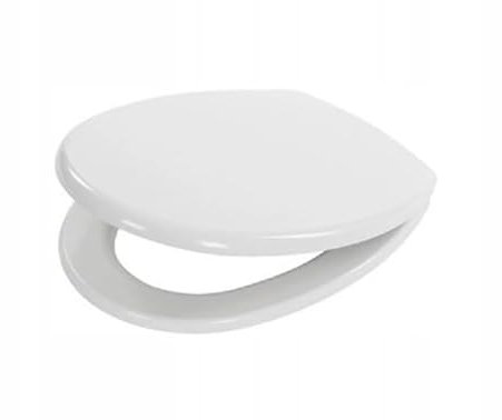 Ramm Toilettensitz kompatibel mit Cersanit President, WC Sitz aus antibakteriellem Duroplast, Toilettendeckel mit Absenkautomatik Soft Close