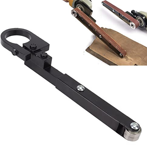 Accesorio de Lijadora de Banda Eléctrica, Adaptador de Amoladora Angular de Acero, Apto para Amoladora Angular Modelo 100 125