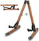 Gitarrenständer, Holz Gitarrenständer für Akustikgitarre, E-Gitarre und Bass, Klappbarer A-Rahmen Guitar Stand mit Rutschfestem Gummi und Weichen Schaumstoffarmen, Einfach zu Montieren