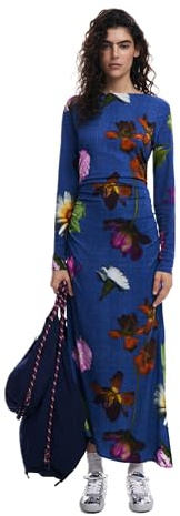 Vestido midi asimétrico