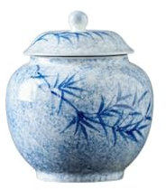 CSHSEN Boîte à thé Boîtes de thé Pures Faites à la Main Boîtes de thé en céramique Les boîtes de Rangement scellées domestiques Peuvent être utilisées dans la Cuisine Salon boîte à thé