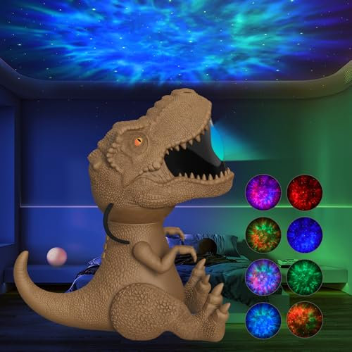 OPEKER Galaxy Projector,Star Projector Night Light with Colourful Nebulae,Projector Light for Kids Room Decor,Gifts for Christmas and Birthdays(Brown)