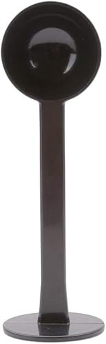 Black 2-in-1 Coffee Bean Spoon Tamping Scoop Tamper Tea Tool for Coffee Bean Spoon Coffee Measuring Coffee Scoops