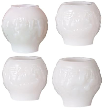 Flaroey 4 moldes de silicona para velas de Navidad, esferas de nieve, para aliviar la esfera, yeso, hacer jabón hecho a mano