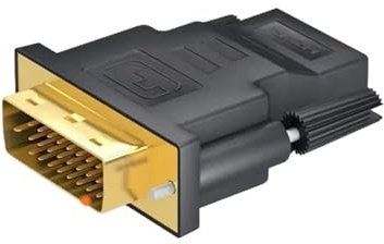 DVI till HDMI-adapter DVI 24+1 till HDMI-kompatibel pläterad kontakt DVI-hane till HDMI-kompatibel videokonverterare for PC HDTV-projektor