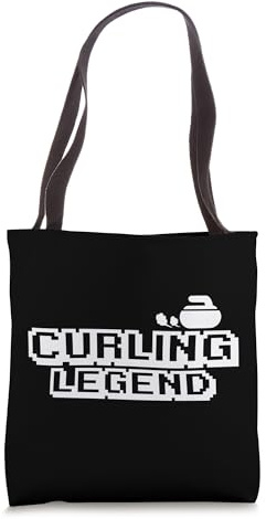 Curling Legend Winter Sports Stone Curling Broom Tote Bag