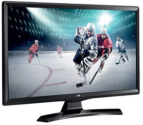 LG 24TK410V-PZ Monitor TV LED 23.6 pollici, 16:9, HD Ready, T2 / HEVC, Nero