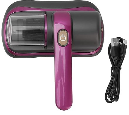 Tnfeeon Aspiradora de Cama, Aspiradora de Mano Inalámbrica, Limpiador de Colchón, Eliminador de ácaros UV, Máquina de Limpieza para Almohadas, Sábanas, Sofás, Juguetes de Peluche