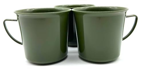 Kopp barnkopp 180 ml 3 stycken set plastmuggar plastmuggar oliv