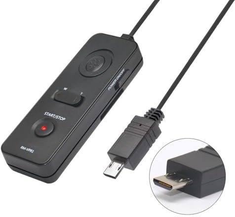 MCAOAL RMVPR1 - Disparador remoto con cable de 59 pulgadas para A7RV A7IV A7SIII A7RIV A7R A7SII A6600 A6400 A6100 A6000