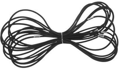 DIYEAH 10 Pezzi Elastici Antivibrazione per Microfono in Gomma Elastiche per Supporti Shock Mount Adatti Microfoni Condensatore per Streaming e Interviste