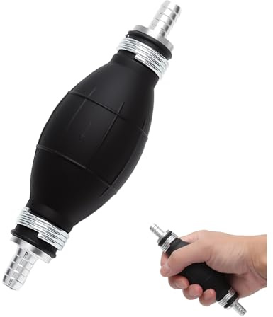 TMZELOA Handpumpe 10mm Kraftstoffpumpe – Siphonpumpe & Umfüllpumpe Benzin Diesel Wasser Öl – Selbstansaugende manuelle Benzinpumpe für Auto Boot Motorrad KFZ Gartenmaschinen