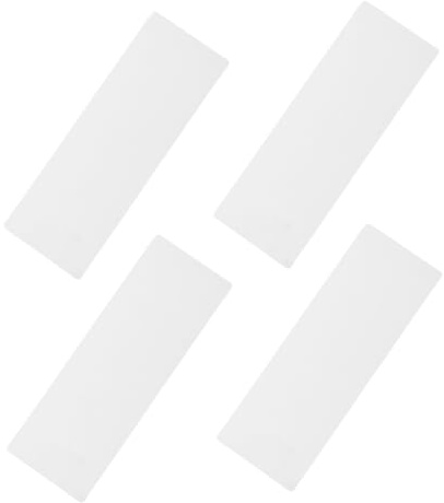 HOMSFOU 4 Pièces Cartes De Nettoyage Pour Caisse Enregistreuse Cartes De Nettoyage Pour Compteur D'argent De Machine De Compteur D'argent White
