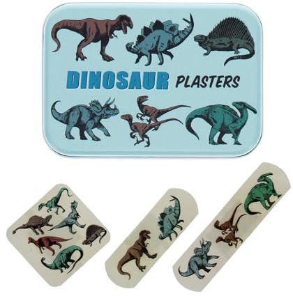 Children's plasters in a tin (30 pcs) - Dinosaur