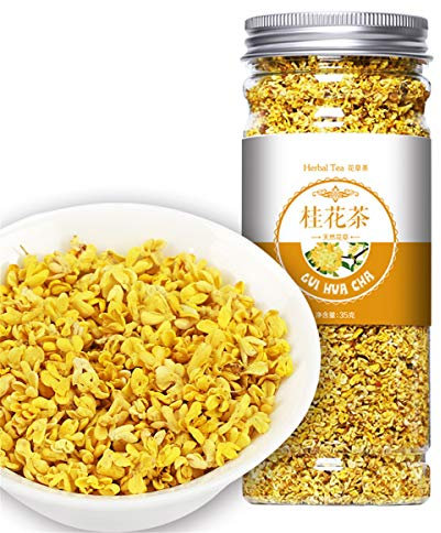 ChinaShoppingMall Chrysanthème Embouteillé Thé Vert Alimentaire Vert (35g Osmanthus) Rose Thé Parfumé Soins De La Santé Fleurs Thé Herbal