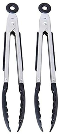 Farberware Classic Mini Nylon Tipped Tongs, Set Of 2, Black