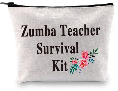 PXTIDY Zumba Lehrer Survival Kit Make-up Tasche Zumba Lehrer Geschenk Tanz Lehrer Geschenk Bleistifttasche Lehrertasche für Zumba Lehrer Geschenke (Zumba Lehrer)