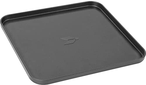BRUNNER 0708027N Devil Plancha Flat Grillplatte für Gasherde Devil mit Kartusche, glatte Oberfläche 25,5 x 24,4 x 2,2 cm und Gewicht 620 g