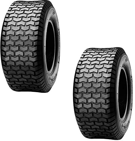2 GOMME 18x8.50-8 6PR COPERTONI TASSELLATI TUBELESS X TAGLIAERBA CARRELLO GOLF TRATTORE DA GIARDINO