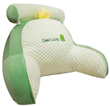 BUNQQF Lesekissen,Rückenkissen, Bett Cute Reading Pillow, rückenkissen mit armlehnen, Bettkissen zum Sitzen im Bett,Bequemes Kissen mit Armlehnen zum Lesen, Fernsehen, Arbeiten am Laptop