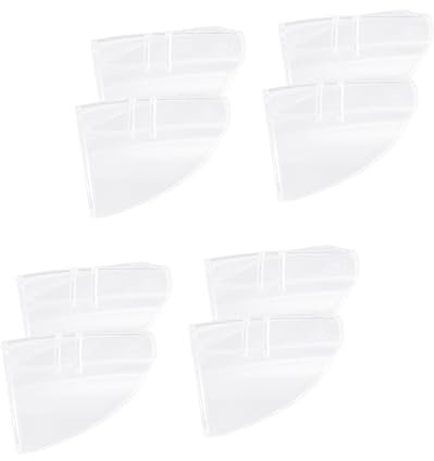 Angoily 4paare Brillenschutz Seitenschilde Aus Flexiblem Tpu Leicht Kompakt Komfortabel Einfach Zu Montieren Erhöht Seitlichen Augenschutz Für Schutzbrillen Und Brillenträger