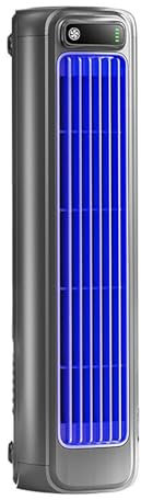 TMFGLERI Liketonline Cooling Ace, Condizionatore d'aria portatile, 3 velocità regolabili, Ventilatore da parete senza fili, Ricaricabile tramite USB, Per camera da letto, ufficio, casa (Gray)