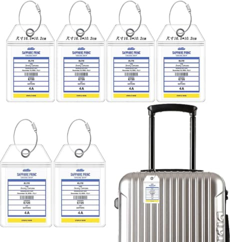 Carnival Cruise Bagagelappar,Tömma Bagagelappar för Kryssning Vattentäta, | Resväska Tags Hållare Resväskor Princess Ships Carnival Travel Accessories NCL Norwegian Line Passar a